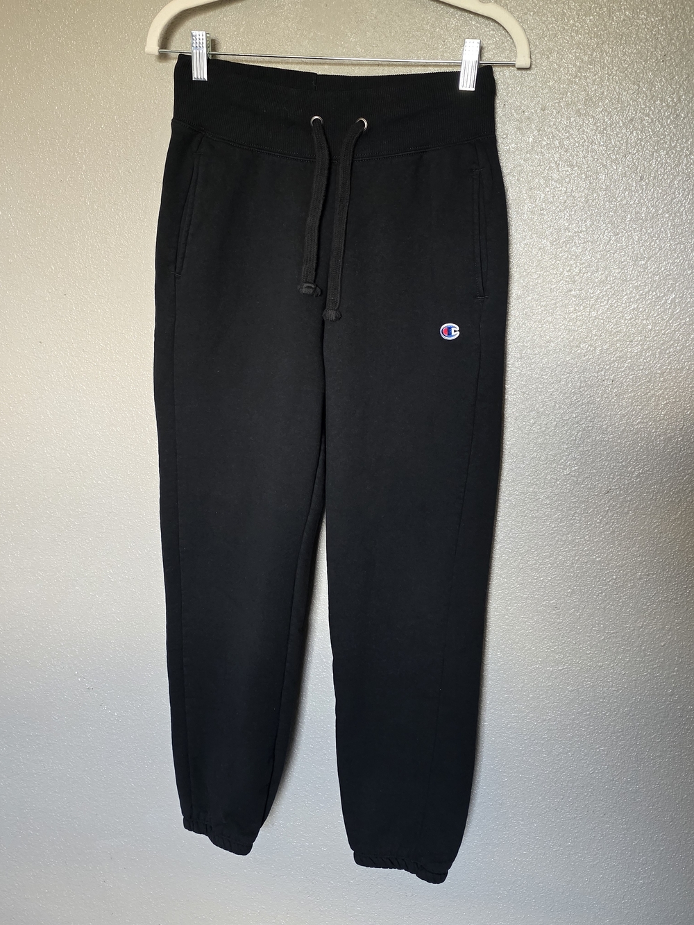 Champion Men's Black Fleece Jogger Pants